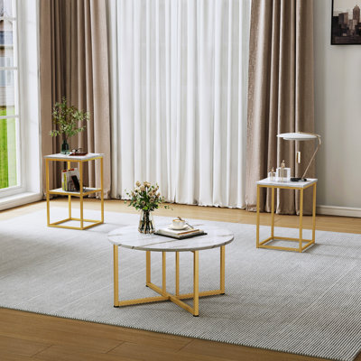 Hults 3 - Piece Living Room Table Set
