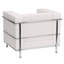 Fauteuil en similicuir avec barre double-407295040