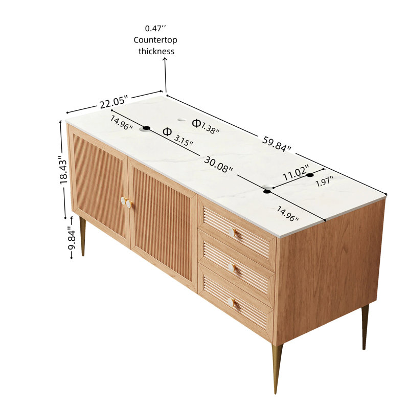 Armoire de salle de bain Munin