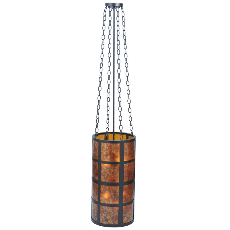 Rustic Lodge 4 - Light Timeless Bronze Geometric Pendant