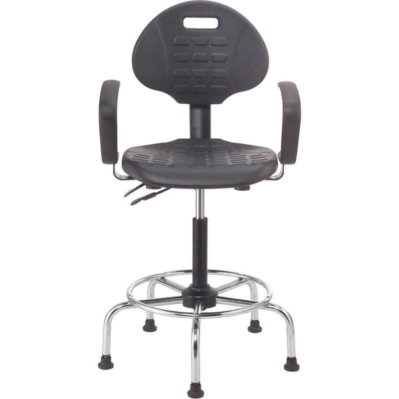 Tabouret industriel / de magasin à hauteur ajustable