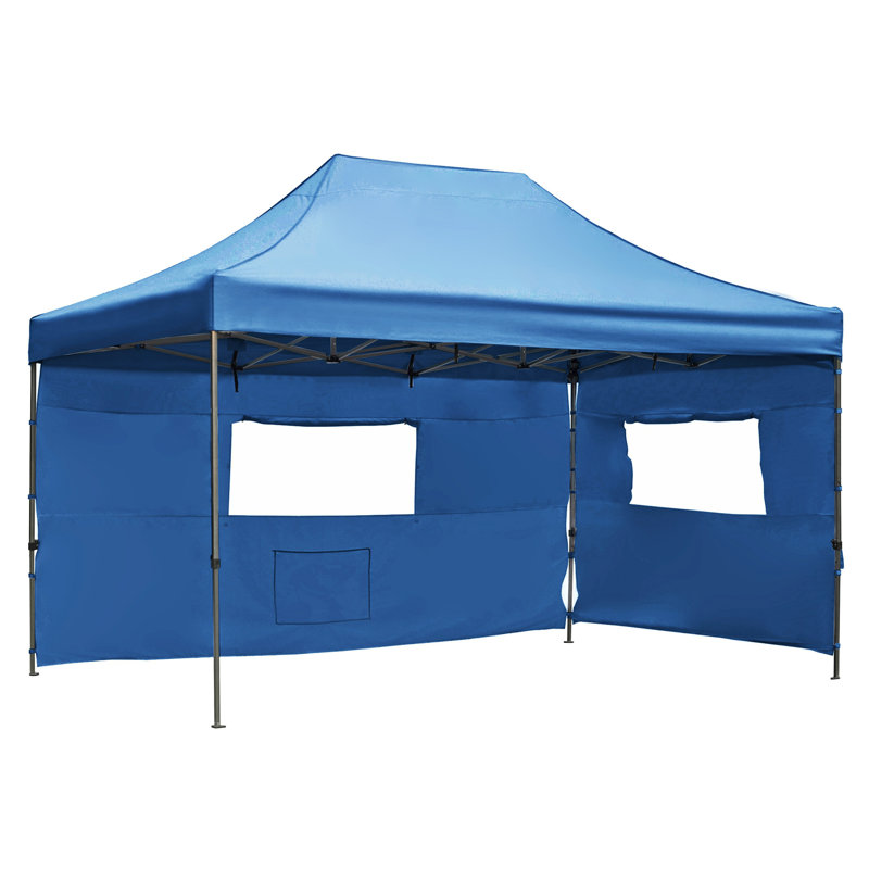 Tente d'auvent 10X15 Pop Up, Bleu