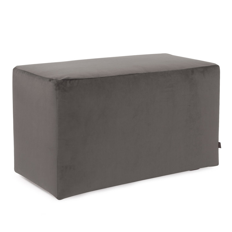 Azemar Polyester Upholstered Bench, Bella Pewter