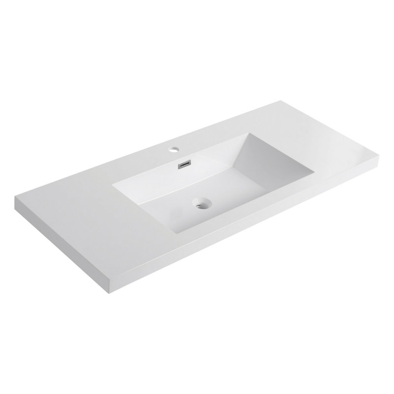 Bathroom Rectangular Resin Sink For Home