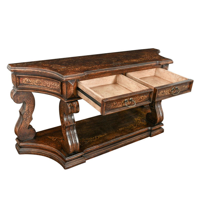 Console en bois massif 72 "