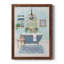 «Blue Bath I», peinture sur toile encadrée-61336668-61336674