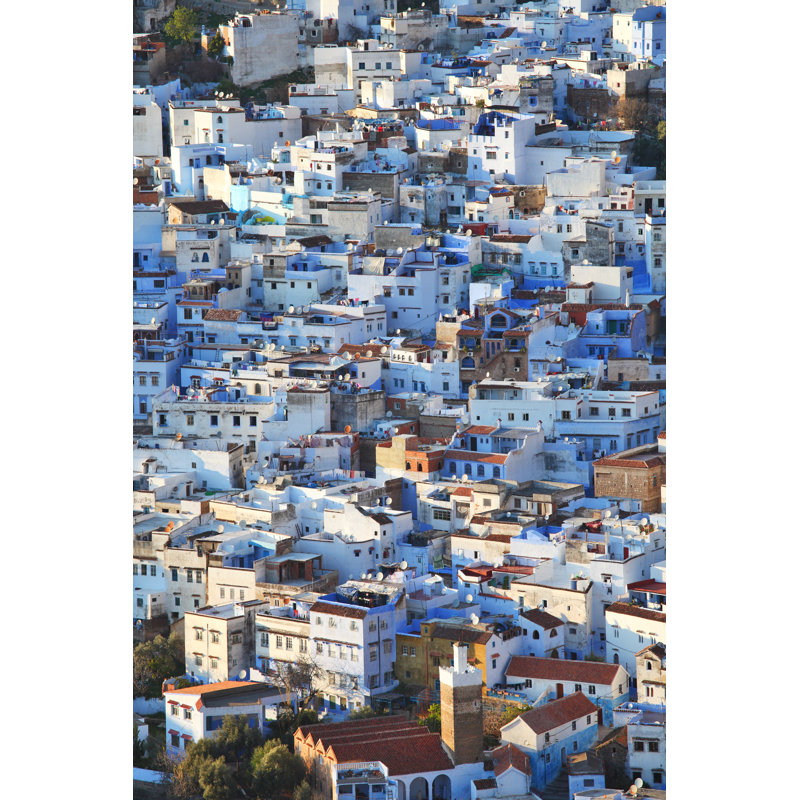 Vue de Chefchaouen, Maroc, H 36 po x l 24 po