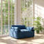 Haven 50" W x 43" D x 34" H Chenille Accent Armchair