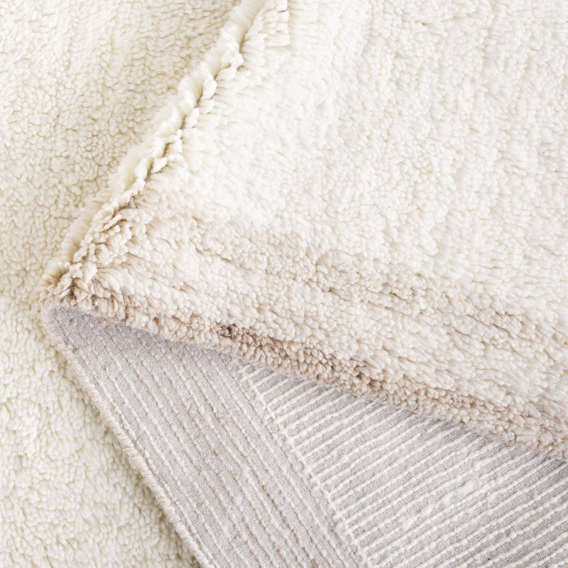 Aubert Tufted Wool Pile Rug, Rectangle 5' x 8'