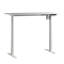 Bureau assis / debout, finition blanche