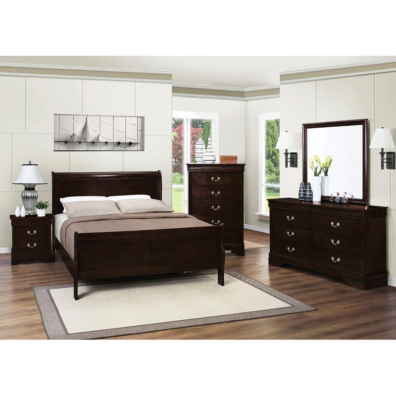 Lit-bateau Cappuccino, Grand lit