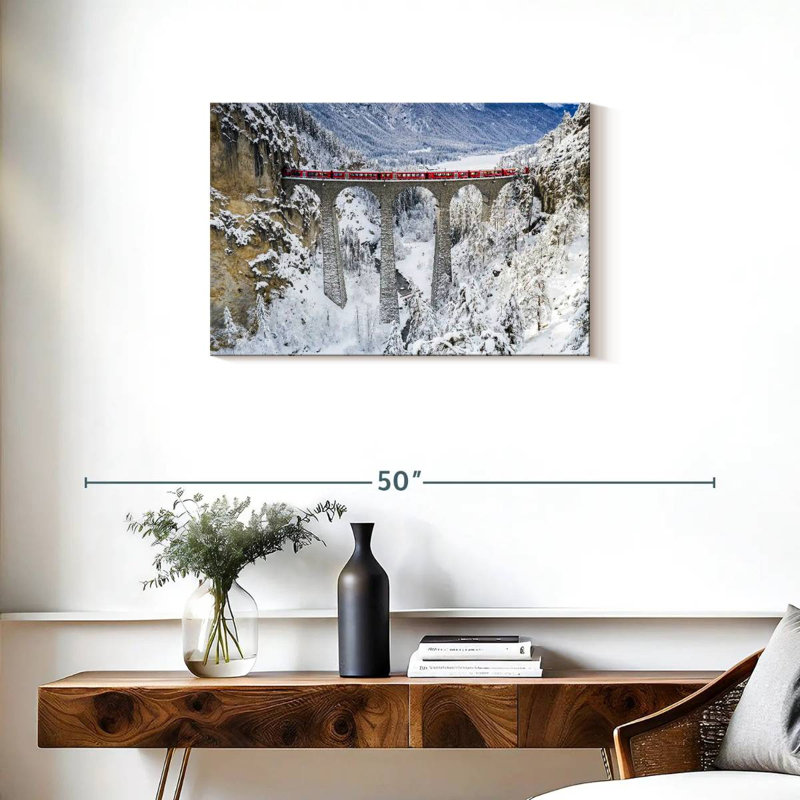 Viaduc Kavia Snowy Landwasser, H 20 po x l 30 po