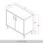 Sideboard In Dark Grey-1788779853