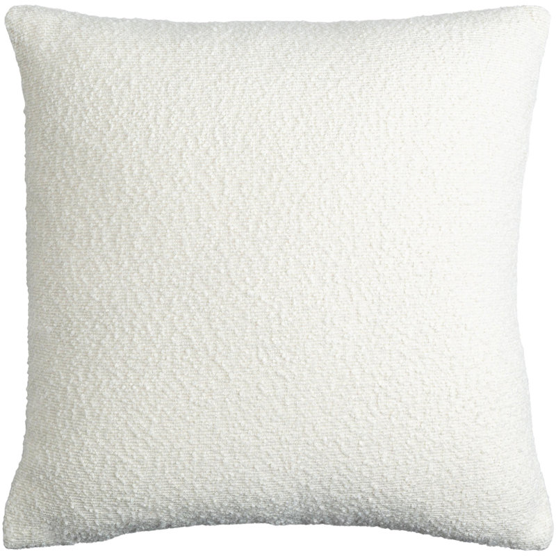 Housse de coussin Olinda, H 20 po x l 20 po, Housse de coussin seulement - sans coussin, Ivoire