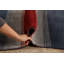 Tapis unique en laine noué à la main Gabbeh bleu / rouge / gris 9 pi x 12 pi 2 po New Age