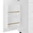 Rolling Kitchen Island with Storage, Spacious 3 Drawer and 2 Slide-Out Shelves, Rubber Wood Top, Mobile or Stationary Setup-1543206596