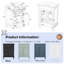 Ensemble de meuble-lavabo simple 24 po avec 3 tiroirs et une armoire 24 po-184031626-184031638