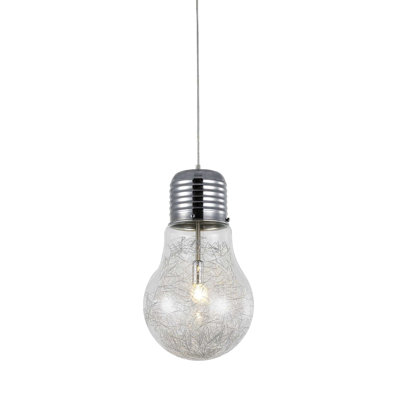 Slaughter 1 - Light Silver Single Pendant