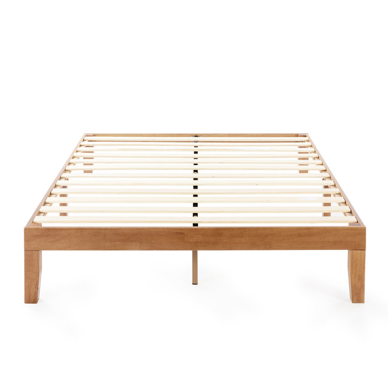Harlow Solid Wood Platform Bed, Natural, Queen