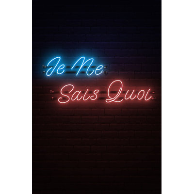 Neon Je Ne Sais Quoi I Painting by David Brown