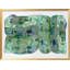 "Green Cluster of Abstract Shapes 1" Framed Print Wall Art-1083236683
