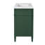 Meuble-lavabo de 36 po avec lavabo supérieur, meuble-lavabo moderne avec 2 tiroirs et tiroir escamotable, meuble-lavabo simple-121018204