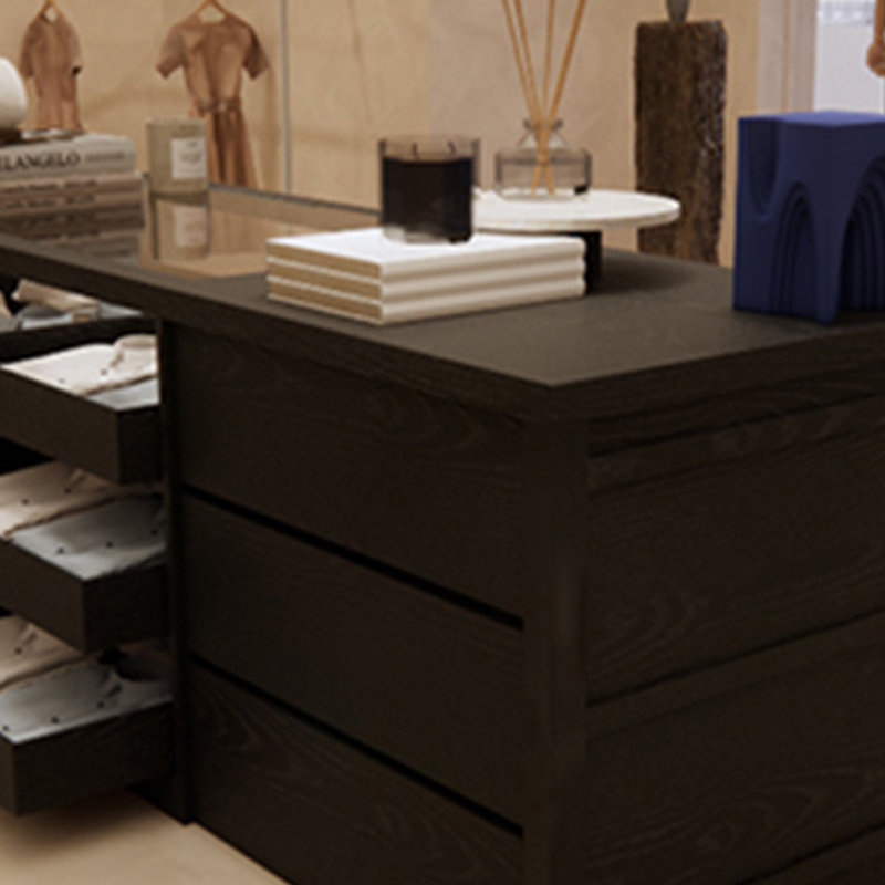Light luxury style display cabinet, 35.43" H x 59.05" W x 23.62" D