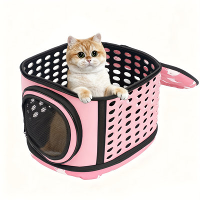 Travel Pet Carrier For Cats & Dogs – Portable, Ventilated Tote Bag With Non-slip Base, Zipper Closure, Holds Up To 22 Lbs