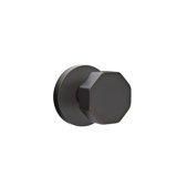 Passage Octagon Knob with Disk Rose