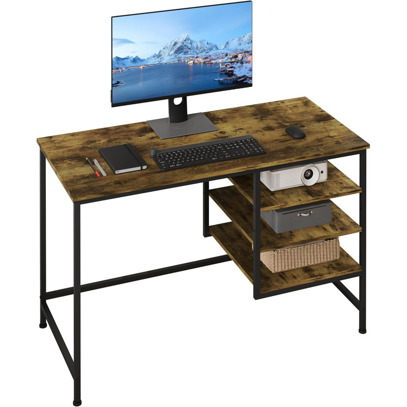 Quapaw Metal Base Writing Desk