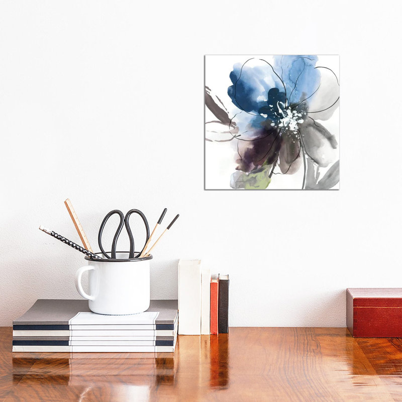 Flower Power II by Asia Jensen - Wrapped Canvas Painting, 30.48 cm H x 30.48 cm W