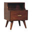 Quantico 45cm W Solid Wood Bedside Table