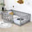 Guerriero Wooden Daybed Frame with Fence-1236834006-1236834000