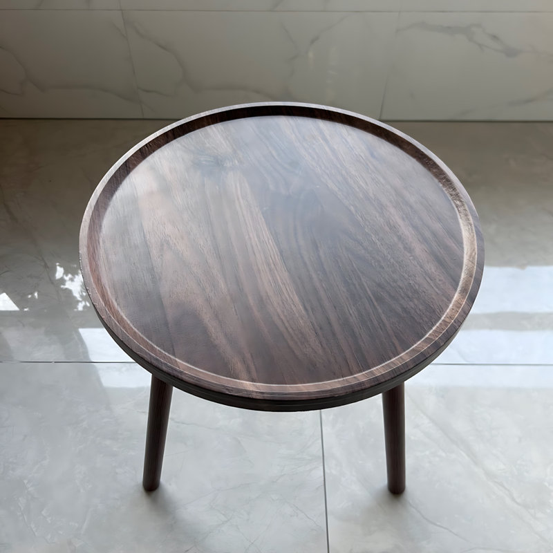 Table d'appoint moderne ovale pour le salon, table de bout d'appoint avec tablette de rangement pour canapé, chambre à coucher, table basse