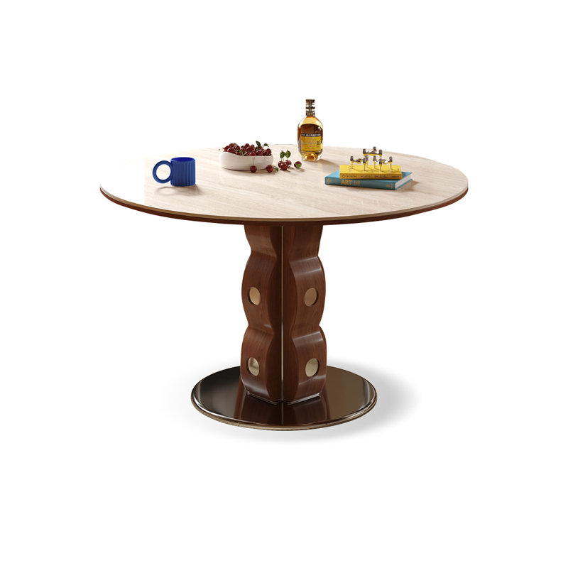Table de salle à manger, H 29,35 po x L 43,31 po x l 43,31 po