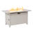 Aluminum 50,000 Btu Fire Pit Table