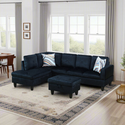 Museville Upholstered L-Shaped Sectional Left Hand Facing