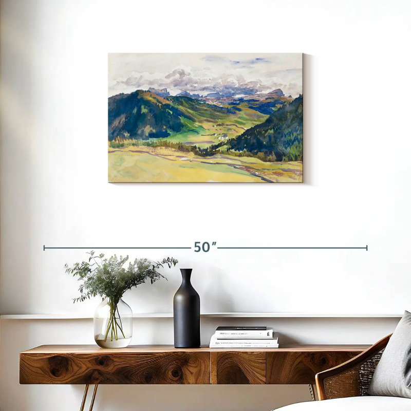Dolomites d'Alvord Open Valley 1913-1914, H 20 po x l 30 po