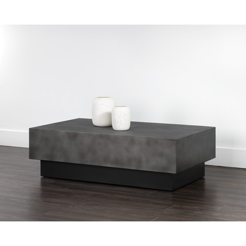 TABLE BASSE KINSLEY - PETITE, Gris / Noir