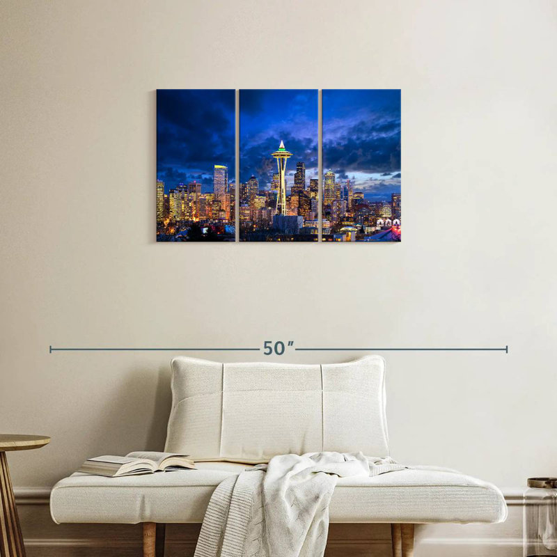 Sireci Space Needle Standout, 20" H x 33" W