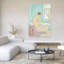 «Bathing Day», art mural contemporain abstrait-1247328686