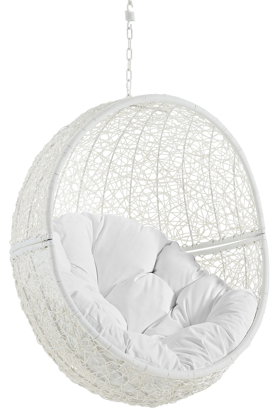 Modway Hide Swing Chair, White