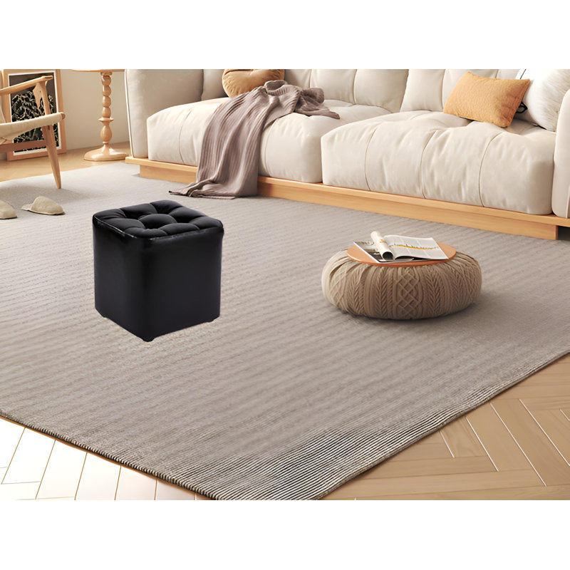 Tabouret d'appoint Kierre, Noir