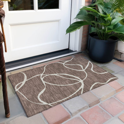 Tapis intérieur / extérieur lavable à la machine Chayden ACN999