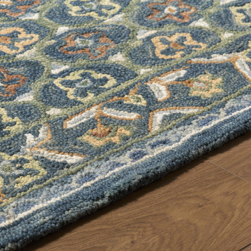 Tapis fait à la main Manor, Rectangulaire 8 pi x 10 pi