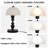 8" Vintage Table Lamp With Frosted Glass Dome Shade (Bulb Included)