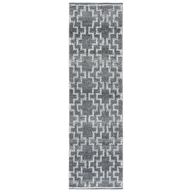 Tapis d'intérieur tissé à la main Vermont, Tapis de couloir 2 pi 3 po x 8 pi 0 po