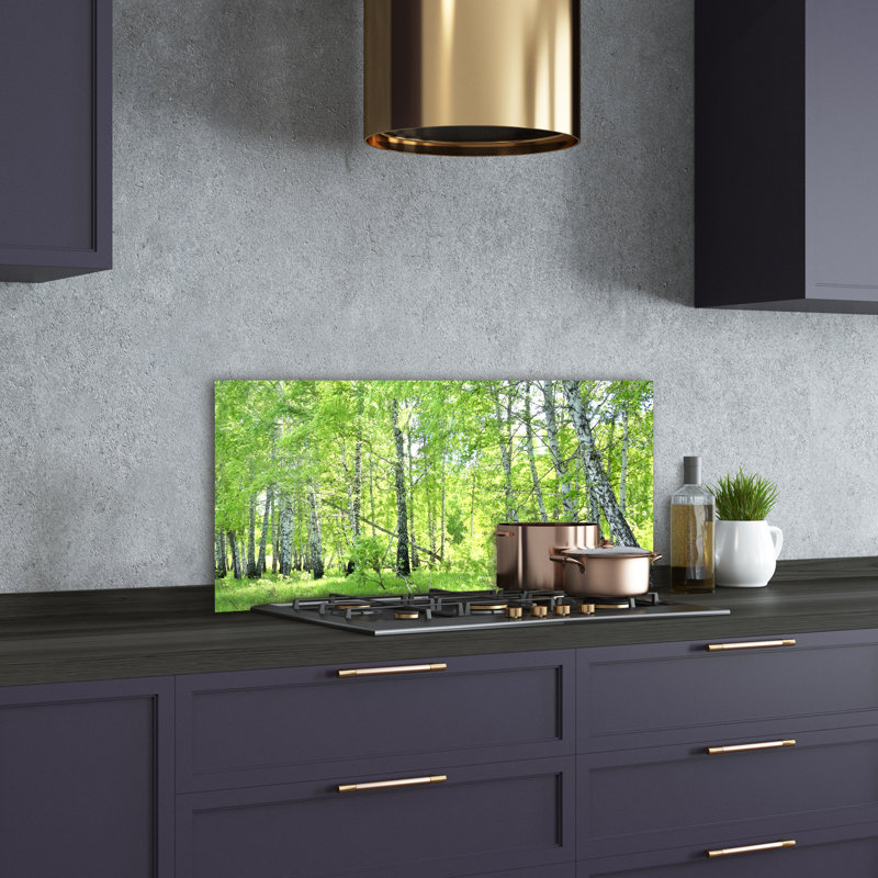 50cm W x 100cm L Glass Peel and Stick Panel