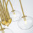 Bradrick 6 - Light Sputnik Modern Linear Modern Glass Bubble Dining Chandelier
