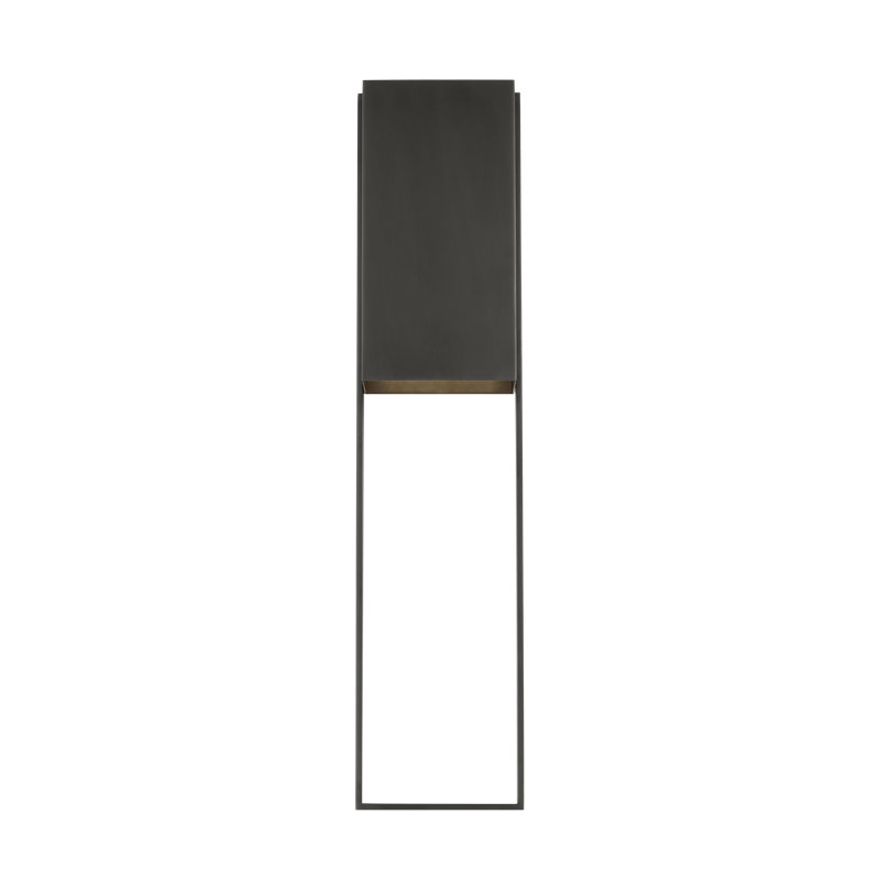 Alude LED Outdoor Sconce, 36" H x 8.3" W x 4.8" D, Bronze